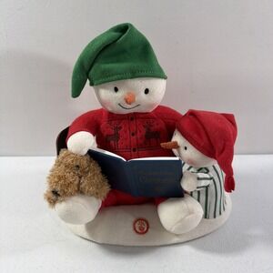 Hallmark 2019 Jingle Pals Story Time Snowman‎ Plush Christmas Animated New